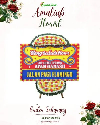 Bunga Papan Congratulation di Pasaleman